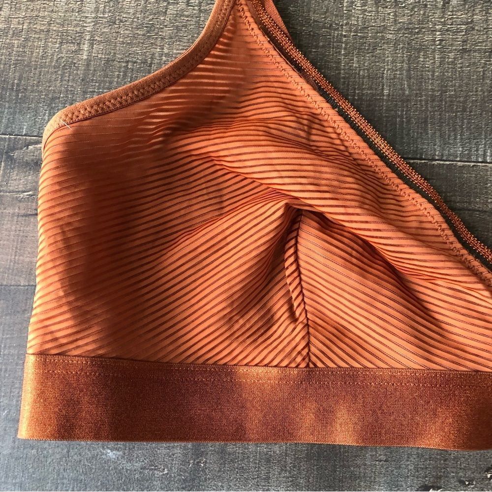 Thirdlove Shadow Stripe Triangle Wireless Bralette - Picture 2 of 5